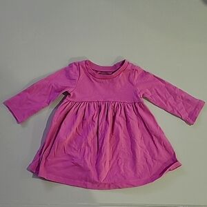 First Impression pink baby girl dress size 3-6 month quarter long sleeve